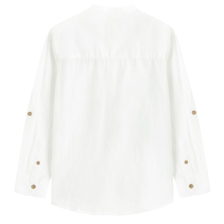 Cool Club, Camasa cu maneca lunga pentru baieti, cu in, regular, alb