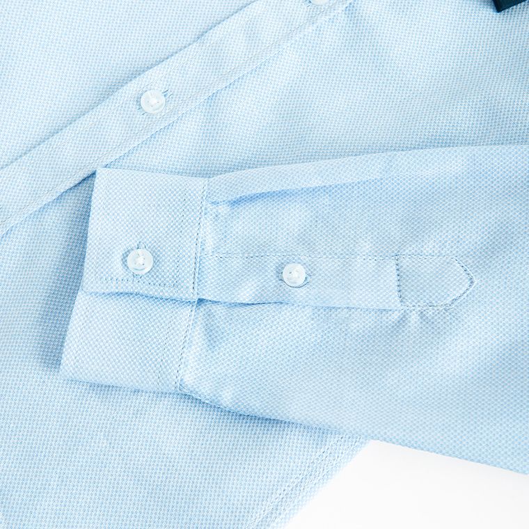 Cool Club, Camasa cu maneca lunga pentru baieti, slim fit, Papion, albastru