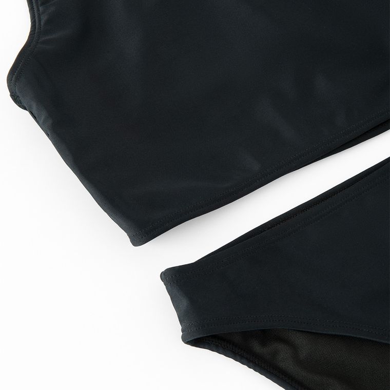 Cool Club, Costum de baie din doua piese pentru fete, UV 50, negru