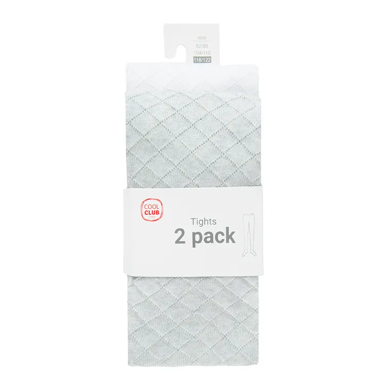 Cool Club, Dresuri pentru fete, gri, alb, set 2 buc.