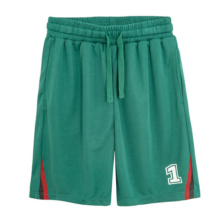 Cool Club, Fotbal set pentru baieti, Tricou, Pantaloni scurti, rosu-verde