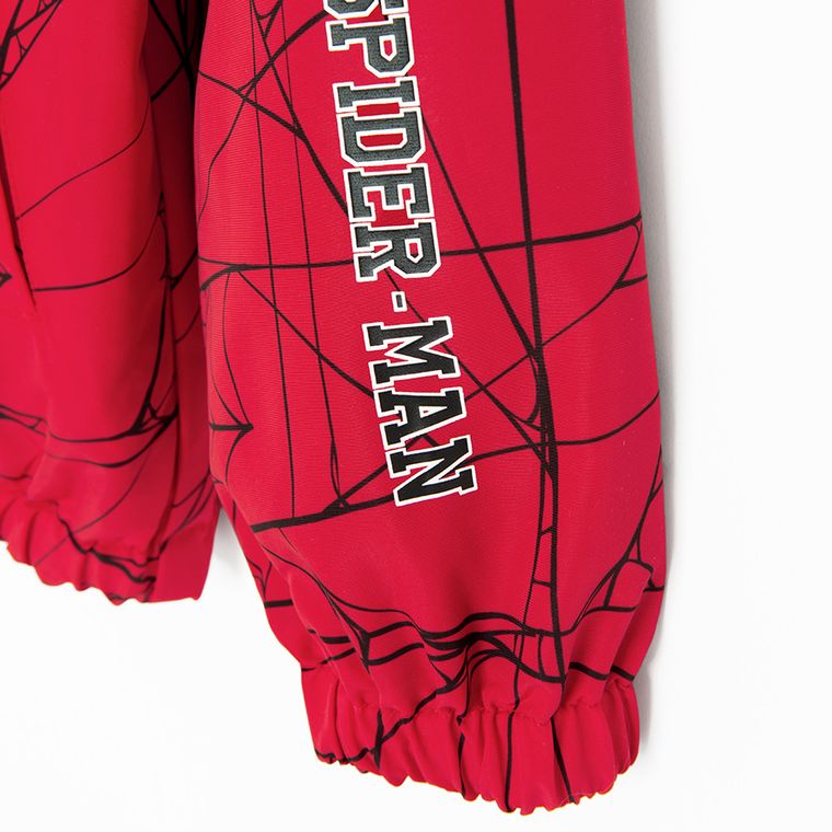 Cool Club, Geaca cu gluga pentru baieti, rosu, imprimeu Spider-Man