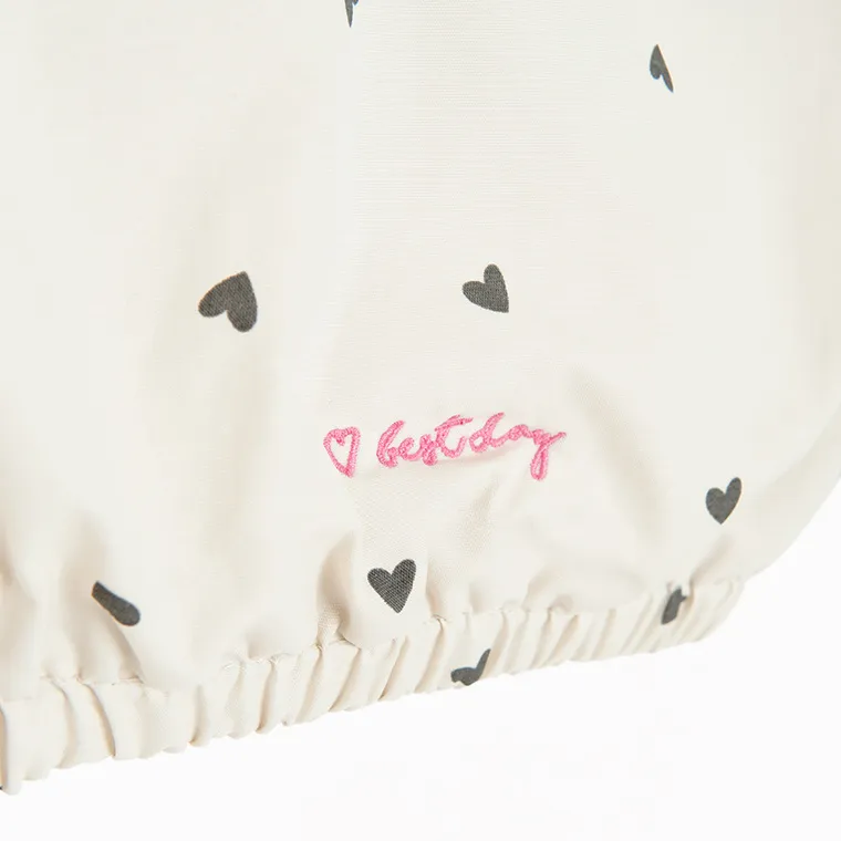 Cool Club, Geaca cu gluga pentru fete, alb