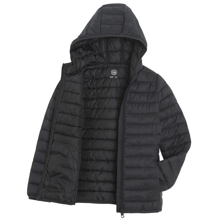 Cool Club, Geaca cu gluga pentru fete, negru