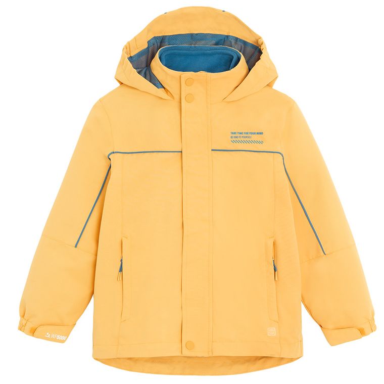 Cool Club, Geaca de ploaie cu gluga pentru baieti, 3in1, Bluza polar cu fermoar, mix