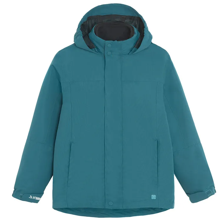 Cool Club, Geaca de ploaie cu gluga pentru baieti, 3in1, Bluza polar cu fermoar, mix