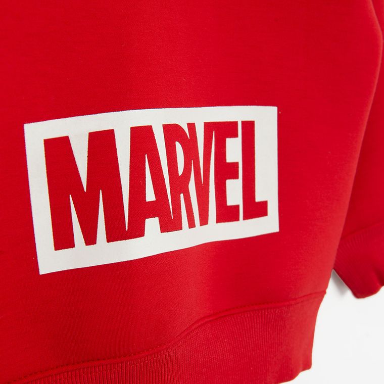 Cool Club, Hanorac cu gluga pentru baieti, cu fermoar, rosu, imprimeu Spider-Man