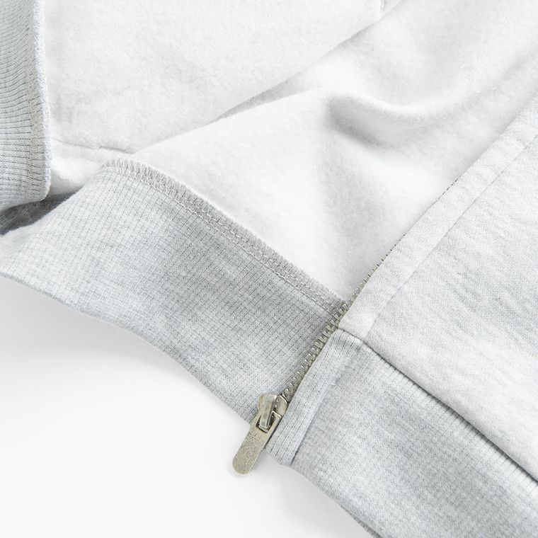 Cool Club, Hanorac cu gluga pentru fete, cu fermoar, crop top, gri