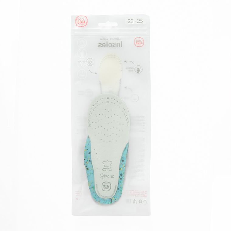 Cool Club, Insertii din piele pentru incaltaminte pentru copii, decupate, 23-25