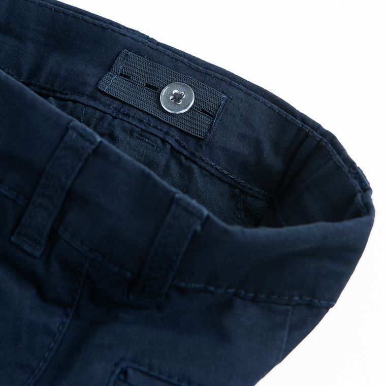 Cool Club, Pantaloni pull on din material textil pentru baieti, culoare bleumarin