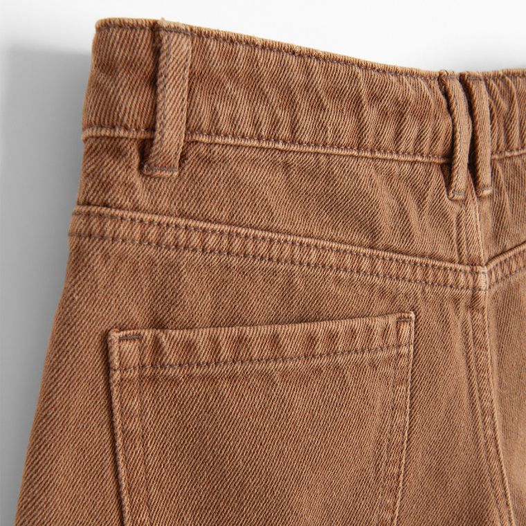 Cool Club, Pantaloni scurti de blugi reglabili pentru fete, maro