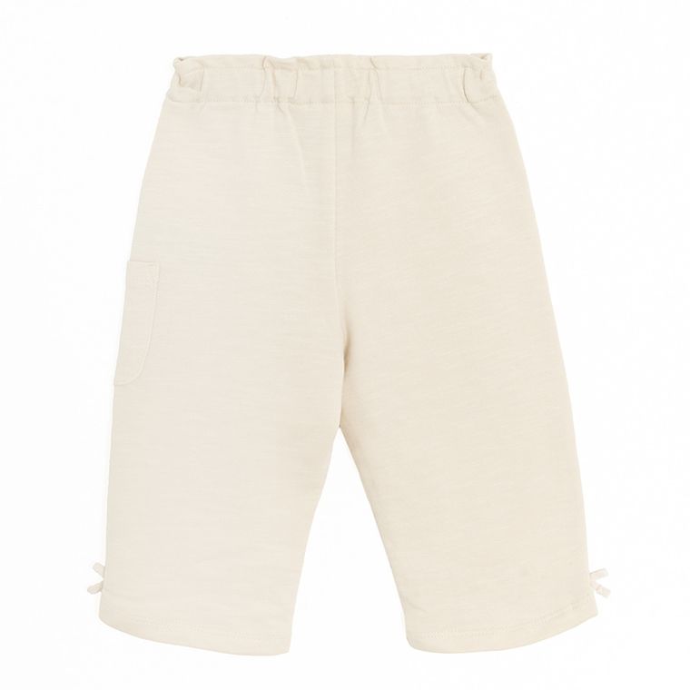 Cool Club, Pantaloni trening pentru fete, bej, imprimeu Miffy