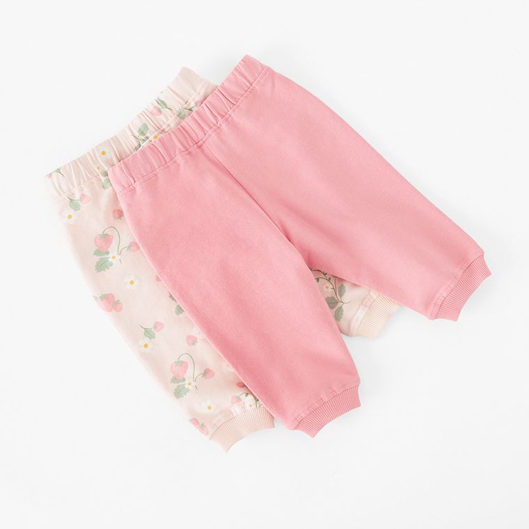 Cool Club, Pantaloni trening pentru fete, roz, set, 2 buc.