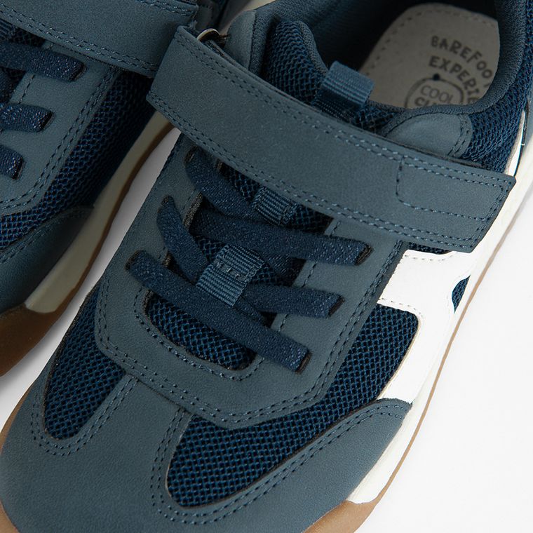 Cool Club, Pantofi sport pentru baieti, bleumarin, talpa Barefoot