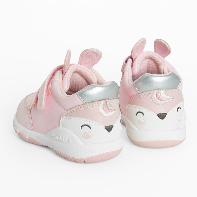 Cool Club, Pantofi sport pentru fete, roz, parfumati, brant din piele, talpa Bio-Flex