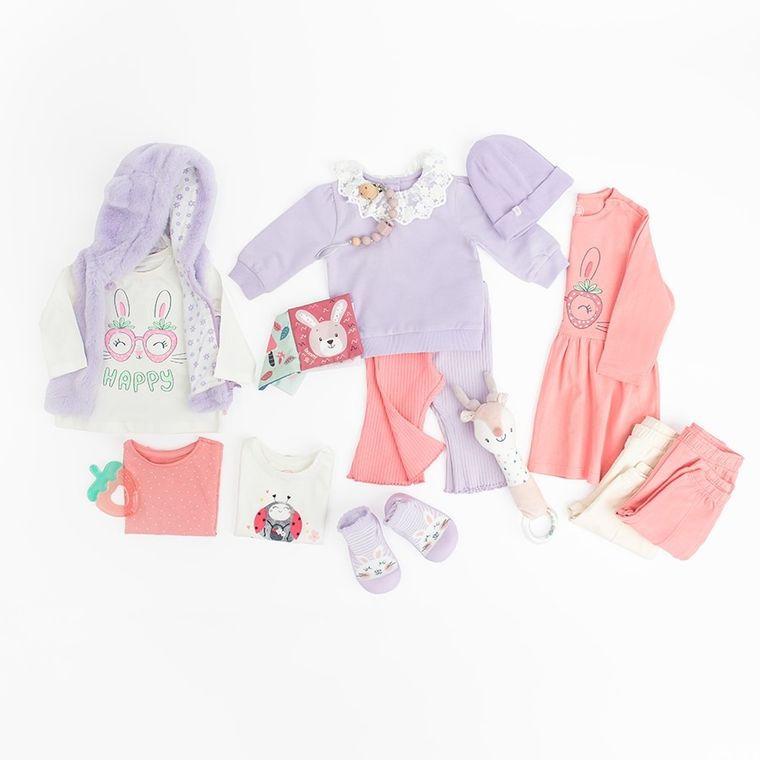 Cool Club, Papuci de casa tip soseta pentru fete, violet