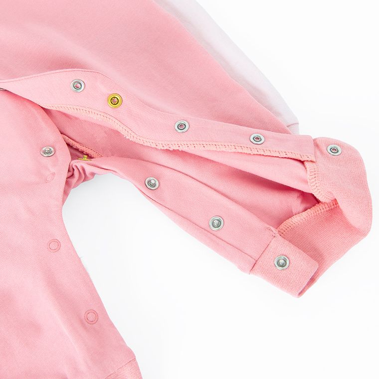 Cool Club, Pijama tip salopeta pentru fete, roz, set, 2 buc.