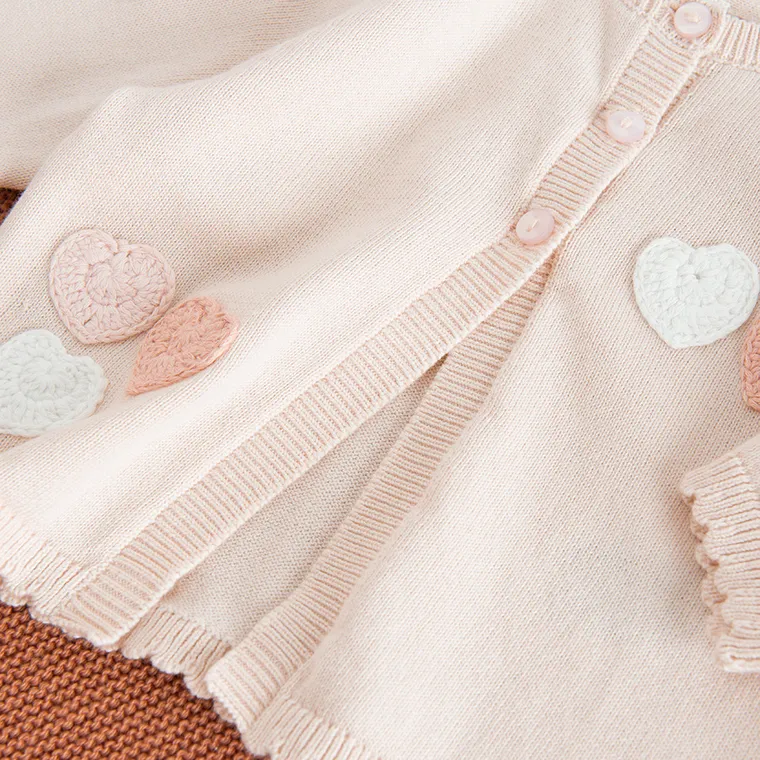 Cool Club, Pulover pentru fete, cu nasturi, roz