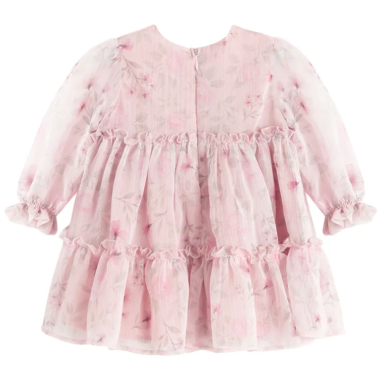 Cool Club, Rochie cu maneca lunga pentru fete, roz