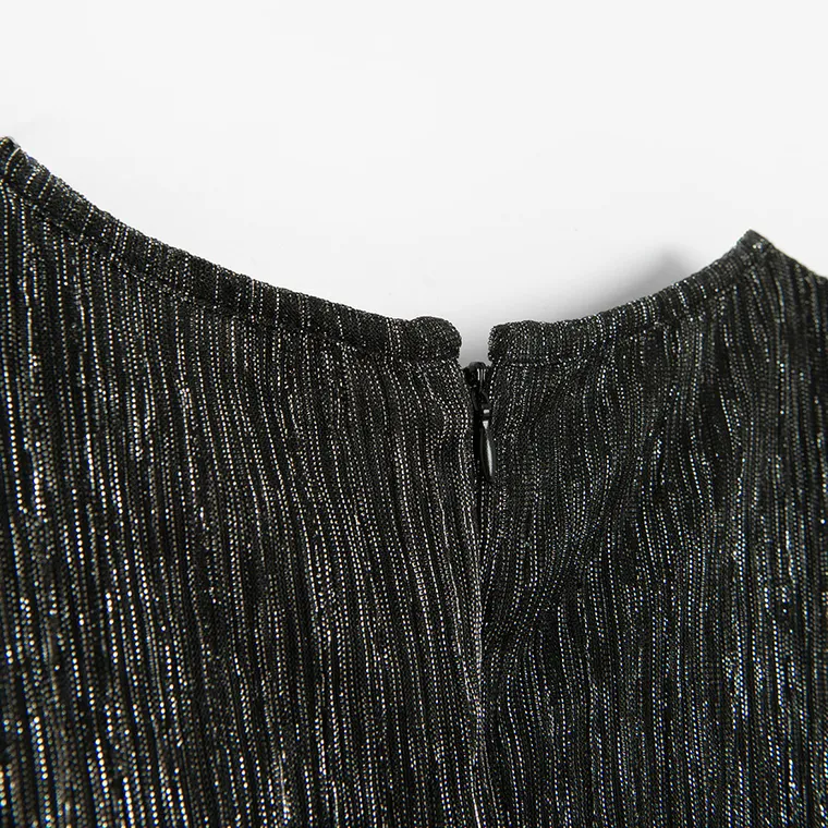 Cool Club, Rochie cu maneca scurta pentru fete, negru