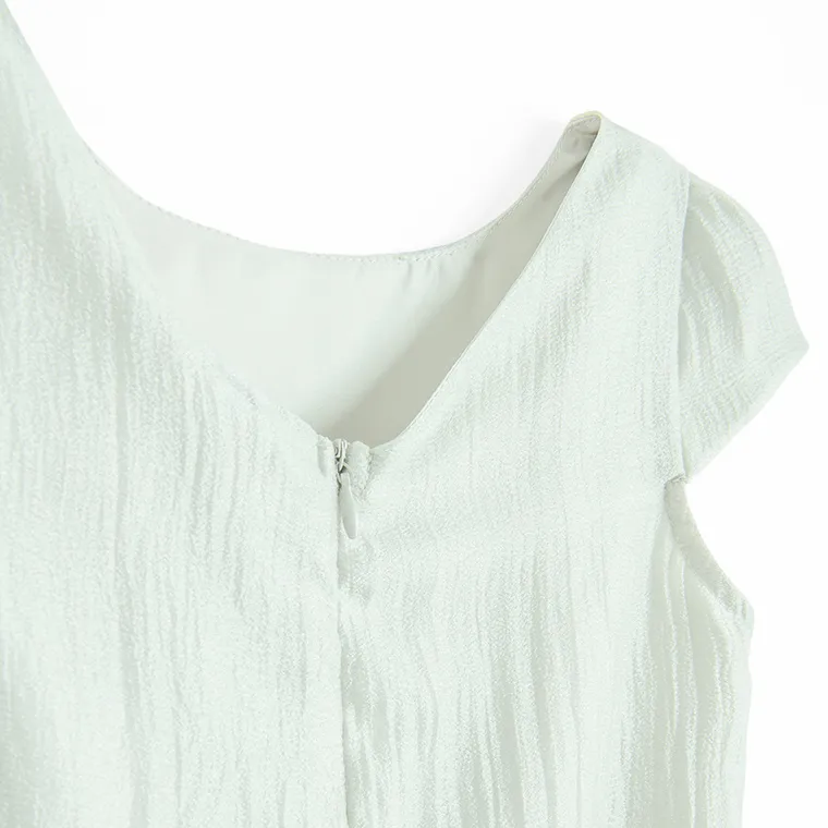 Cool Club, Rochie cu maneca scurta pentru fete, verde