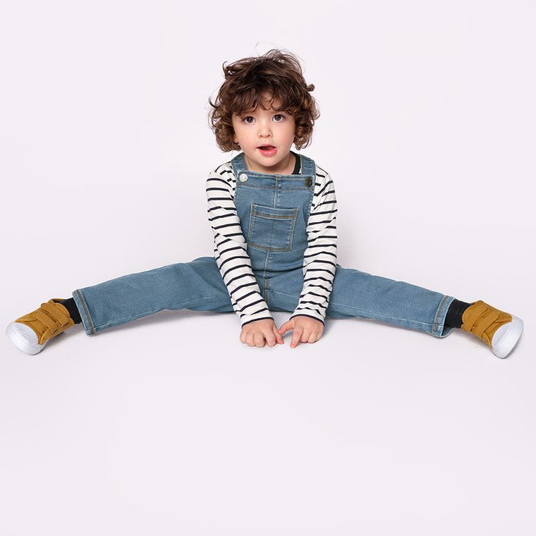 Cool Club, Salopeta de blugi pentru baieti, denim, cu buzunare