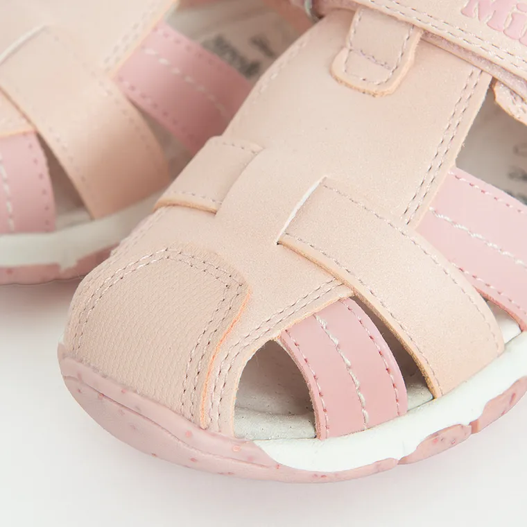 Cool Club, Sandale pentru fete, parfumati, roz, talpa Bio-Flex, imprimeu Minnie Mouse