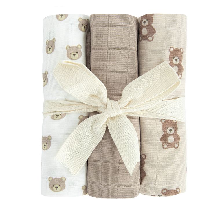 Cool Club, Scutece din tetra pentru bebelusi, 70-80 cm, mix, set, 3 buc.