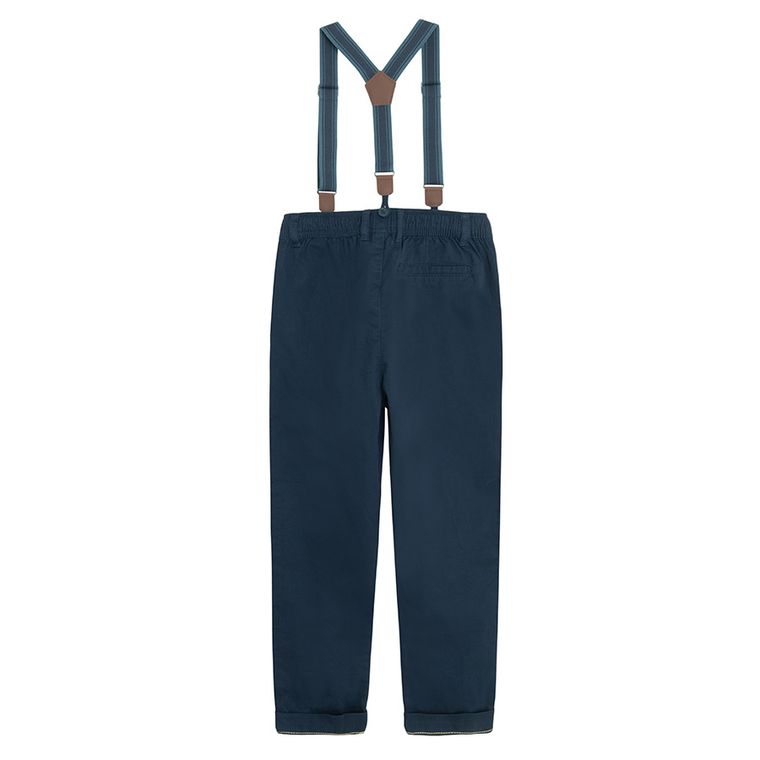 Cool Club, Set pentru baieti, Camasa cu maneca scurta, Pantaloni din textil, Bretele, mix