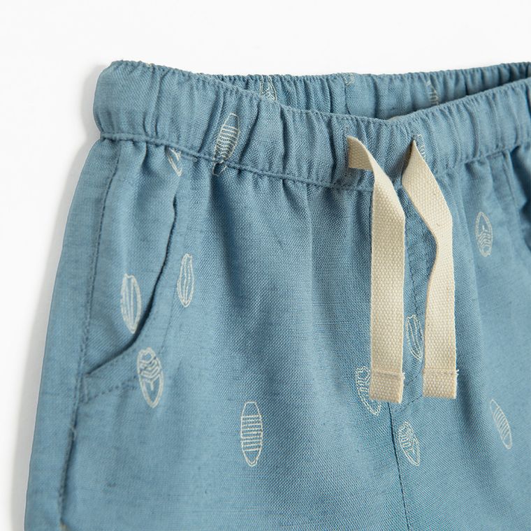 Cool Club, Set pentru baieti, Camasa cu maneca scurta, Pantaloni scurti, albastru