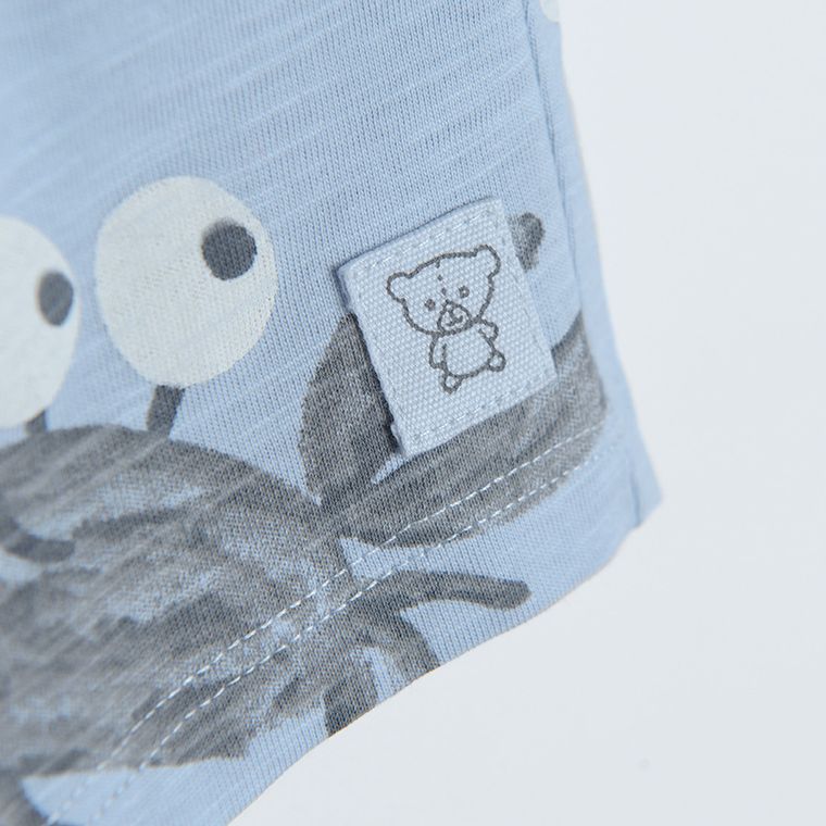 Cool Club, Set pentru baieti, Tricou, Pantaloni scurti, albastru