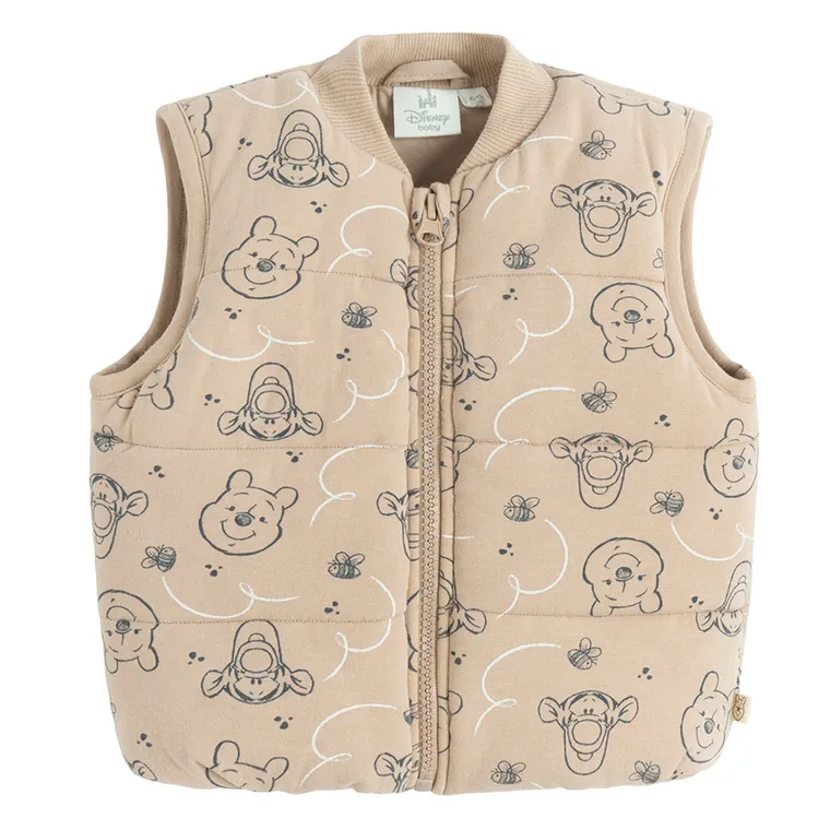 Cool Club, Set pentru baieti, Vesta, Bluza cu maneca lunga, Pantaloni trening, mix, imprimeu Winnie the Pooh