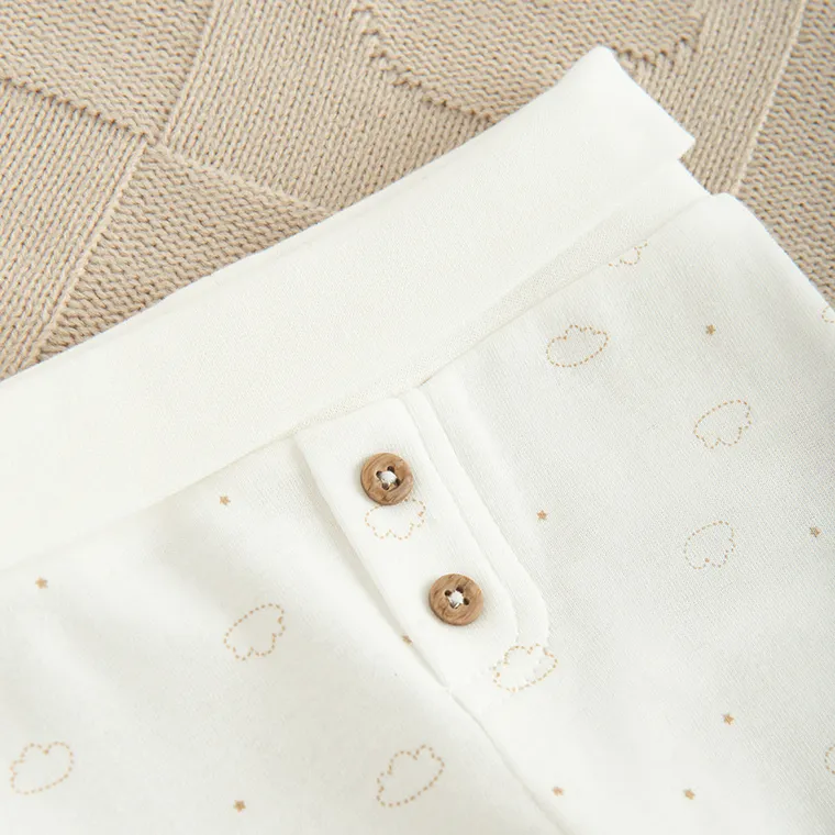 Cool Club, Set pentru bebelusi, Body cu maneca lunga, Pantaloni, alb