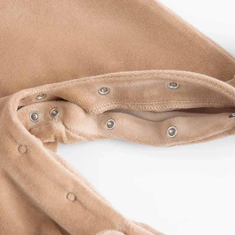 Cool Club, Set pentru bebelusi, Salopeta cu botosei velur, Body cu maneca lunga, mix