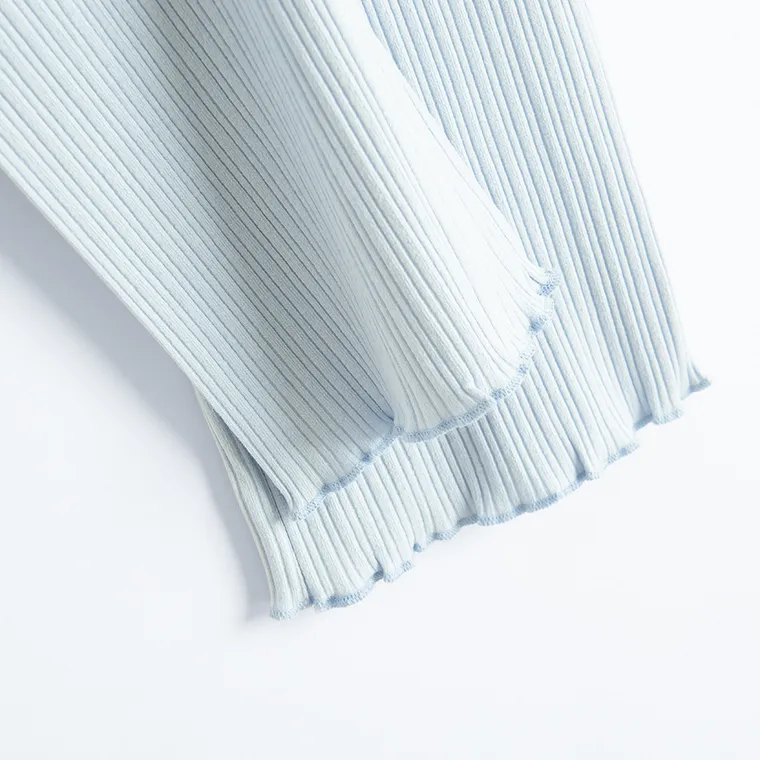 Cool Club, Set pentru fete, Bluza, Colanti, flare, din tricot striat, mix