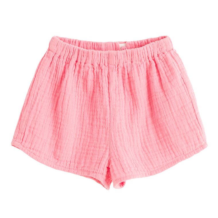 Cool Club, Set pentru fete, Bluza cu maneca scurta, Pantaloni scurti, muselina, roz
