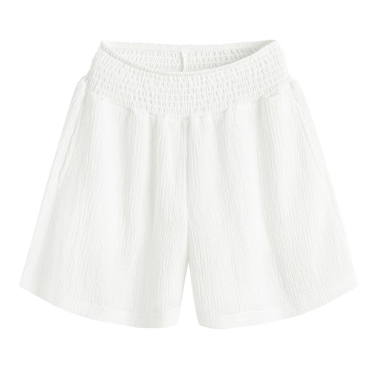 Cool Club, Set pentru fete, Bluza fara maneci, Pantaloni scurti, alb