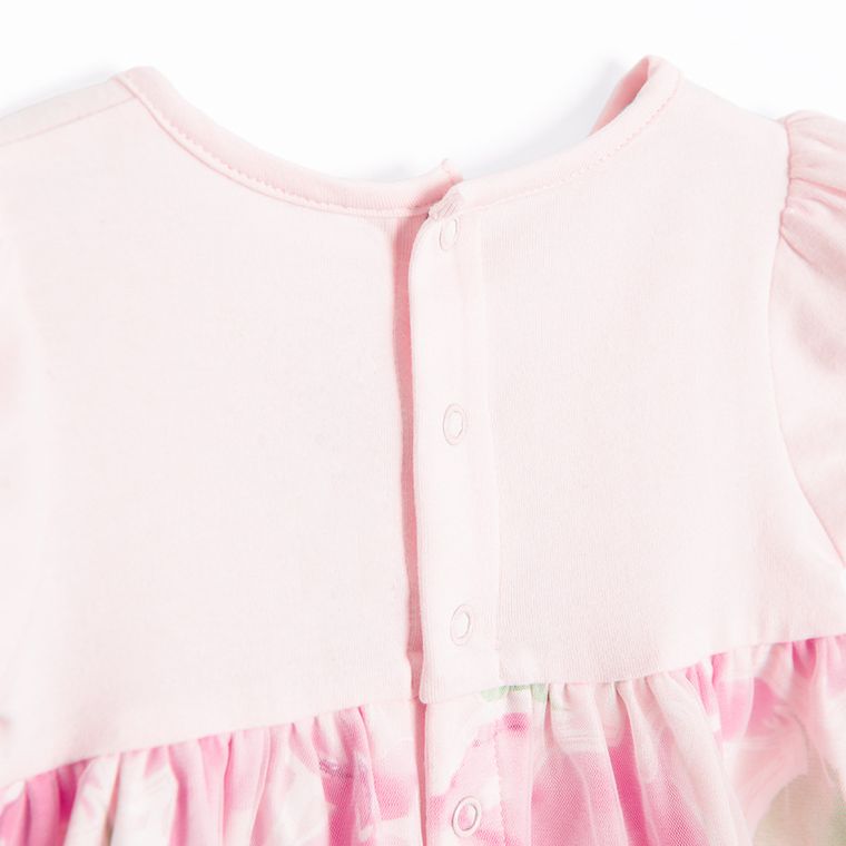 Cool Club, Set pentru fete, Body cu maneca scurta, Bentita, roz
