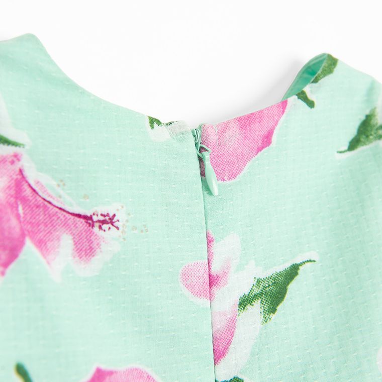 Cool Club, Set pentru fete, Rochie cu maneca scurta, Pantaloni scurti, bloomers, verde