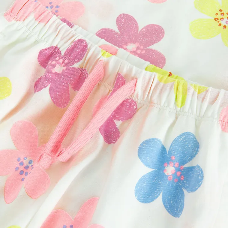 Cool Club, Set pentru fete, Tricou, Pantaloni scurti, alb