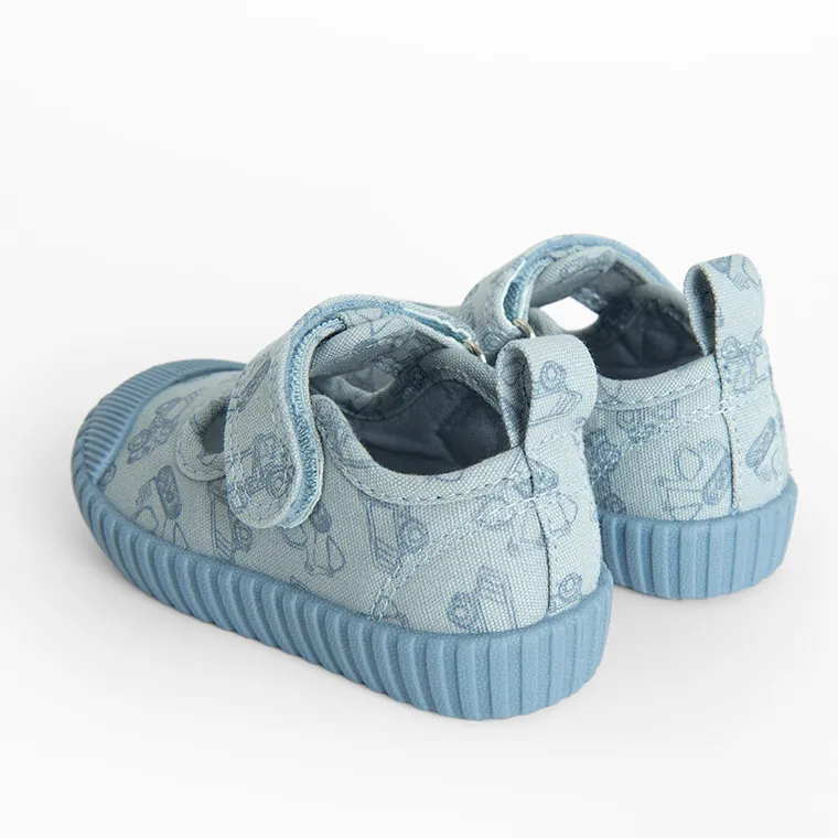 Cool Club, Tenisi pentru baieti, albastru, talpa Barefoot