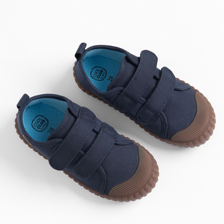 Cool Club, Tenisi pentru baieti, bleumarin, talpa Barefoot