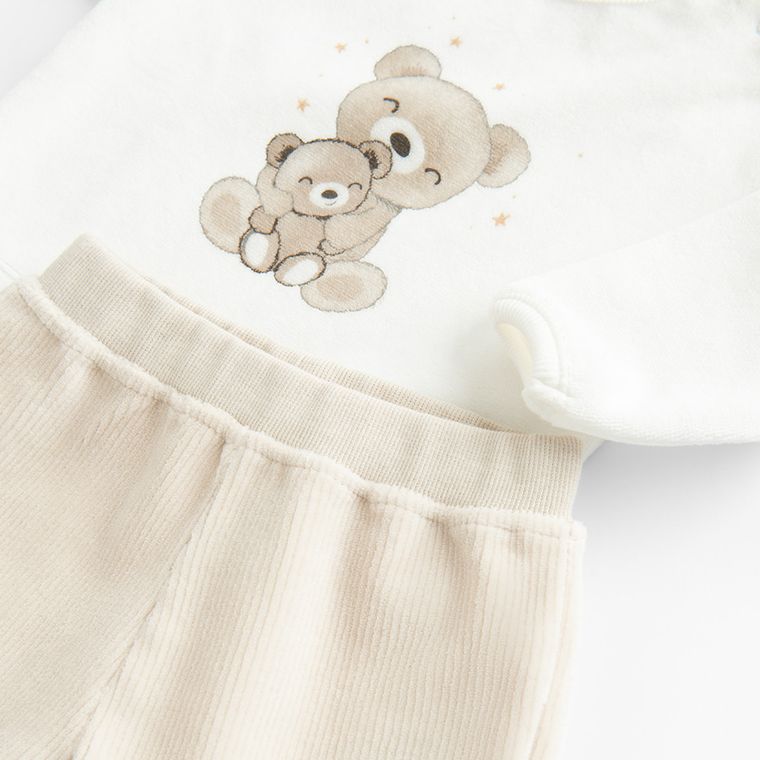 Cool Club, Trening pentru bebelusi, oversize, velur, mix