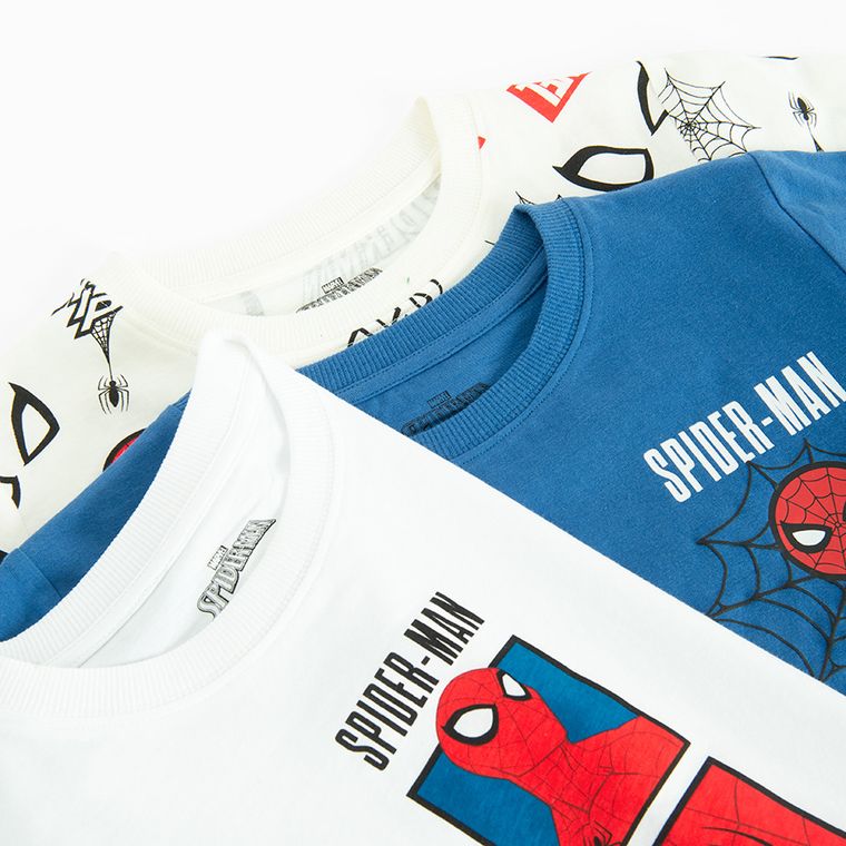 Cool Club, Tricou pentru baieti, mix, set, 3 buc., imprimeu Spider-Man