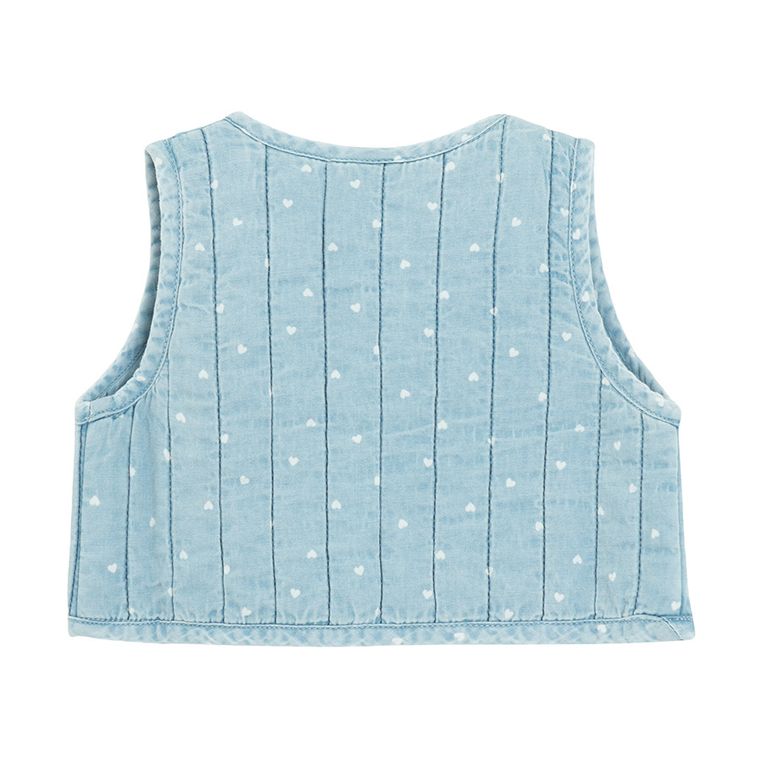 Cool Club, Vesta denim pentru fete, albastru