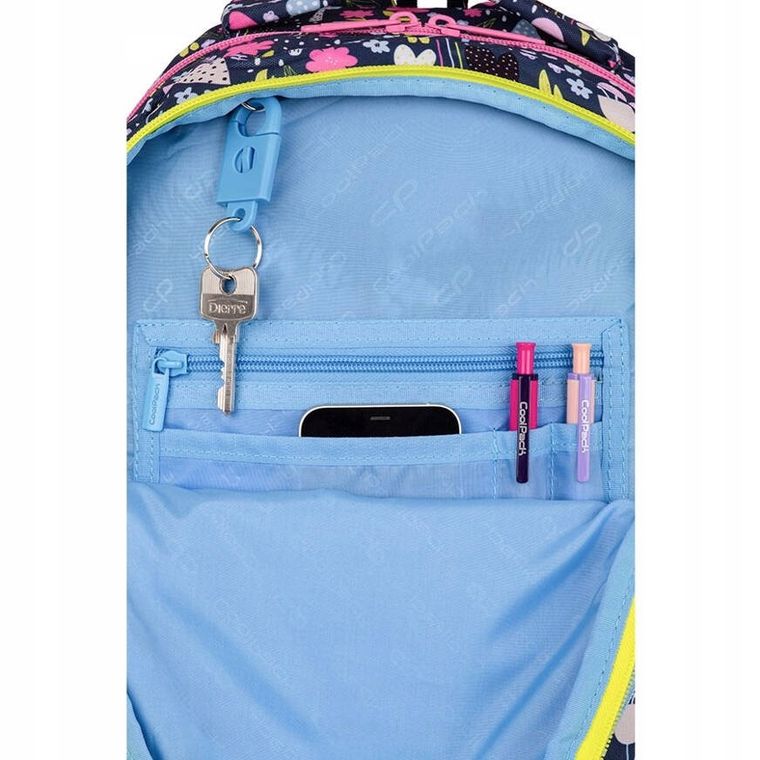 CoolPack, Jerry, rucsac pentru scoala, cu 3 compartimente, In the garden