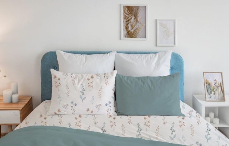 Cottage Home, Lunca de flori, set lenjerie de pat single, bumbac, 140-200 cm