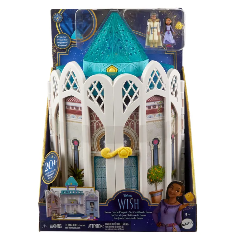 Disney Wish, Rosas Castle, set de joaca cu papusi si accesorii