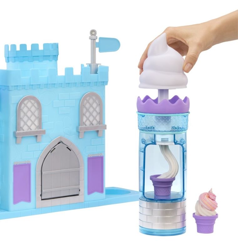 DohKins, Ice Cream Castle, set de joaca cu plastilina