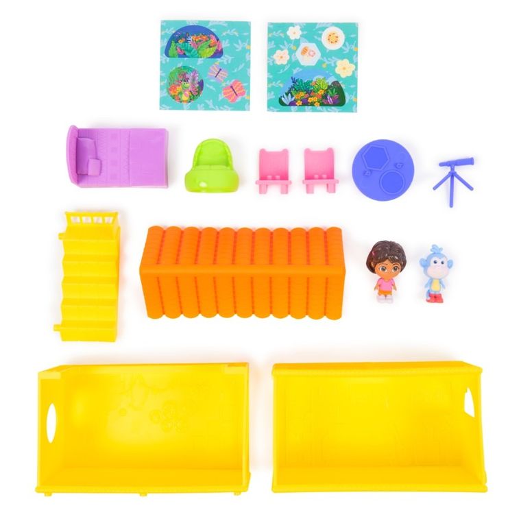 Dora, Mini casa modulara, set de figurine